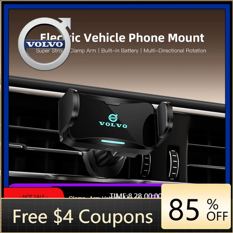 Беспроводная зарядная станция-держатель для телефона на центральную часть колеса автомобиля с быстрой зарядкой и инфракрасным датчиком для Volvo Rdesign V60 V4
Беспроводная зарядная станция-держатель для телефона на центральную часть колеса автомобиля с быстрой зарядкой и инфракрасным датчиком для Volvo Rdesign V60 V4