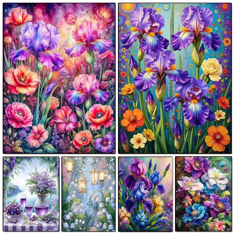 DIY Diamond Art Square Round Orchid,Rose,Lily of Valley,Iris Flower Painting 5D Kits Floral Cross Stitch Mosaic Rhinestones For
DIY Diamond Art Square Round Orchid,Rose,Lily of Valley,Iris Flower Painting 5D Kits Floral Cross Stitch Mosaic Rhinestones For