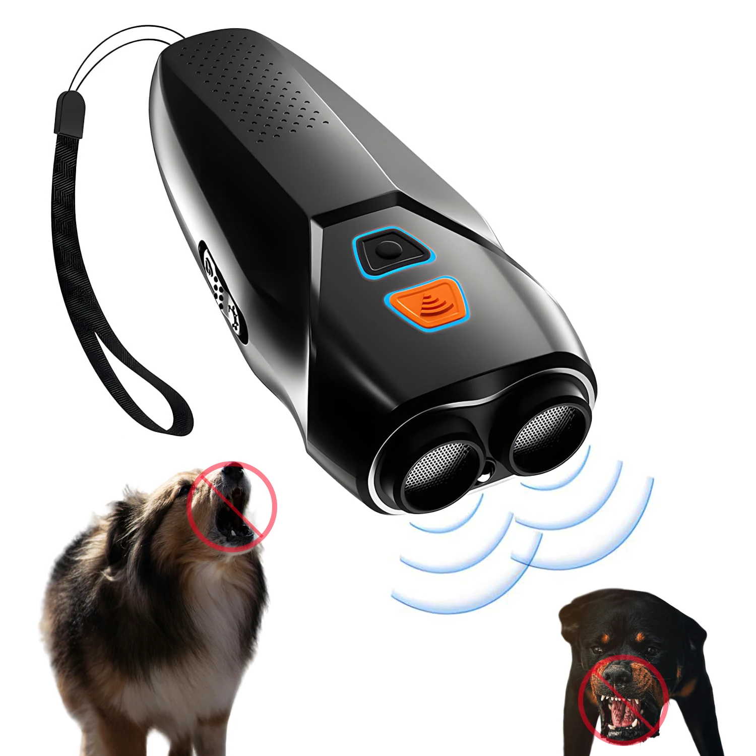 Ultrasound Animal Dog Repeller Pet Training Device Anti Barking Two Modes Adjustbale Waves with LED Light Use for Cats and Dogs
Ultrasound Animal Dog Repeller Pet Training Device Anti Barking Two Modes Adjustbale Waves with LED Light Use for Cats and Dogs