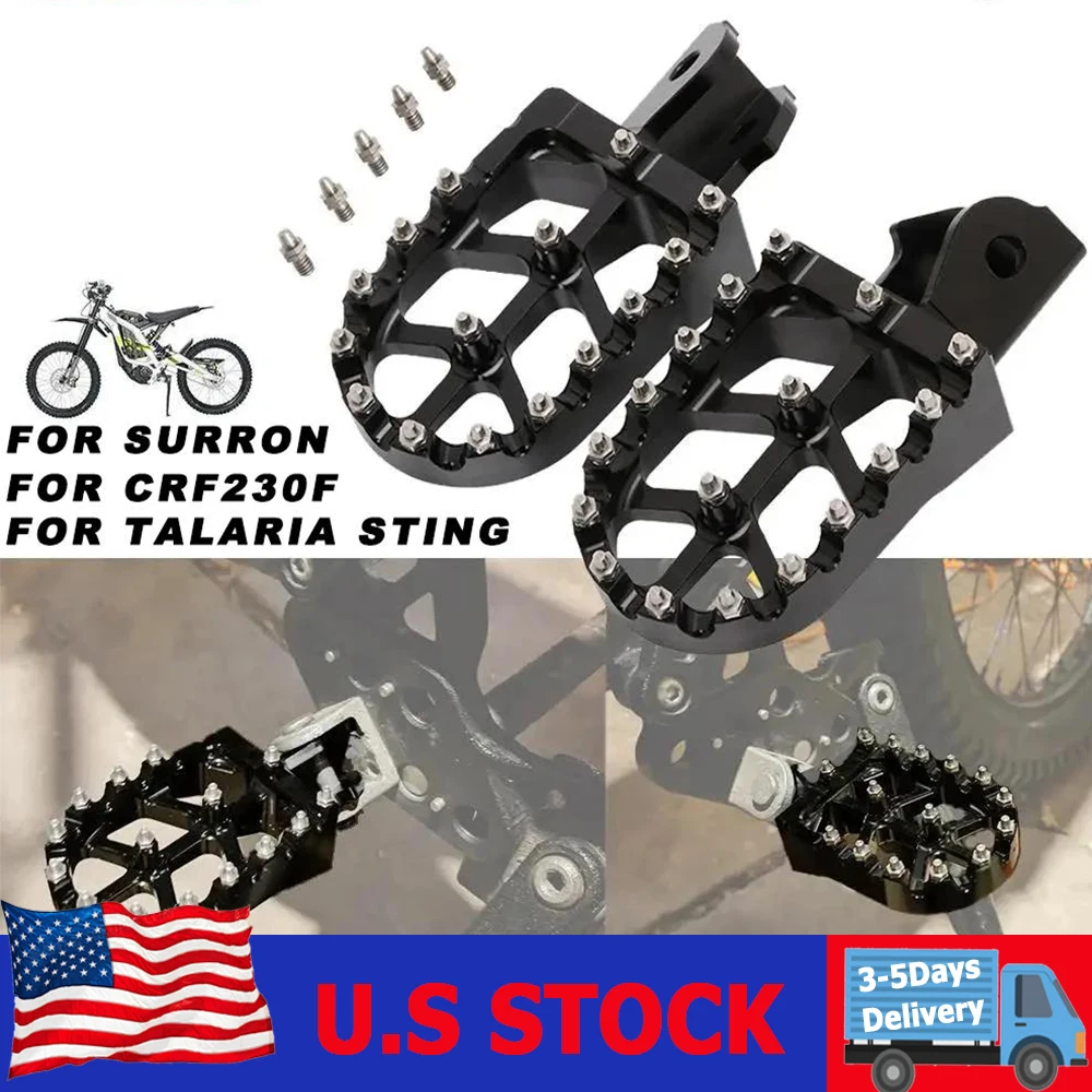 Motorcycle CNC Foot Pegs Rest Footpegs Rests Motorcycle Pedal For CRF150F CRF230F 2003-2019 For Surron Sur Ron Lightbee
Motorcycle CNC Foot Pegs Rest Footpegs Rests Motorcycle Pedal For CRF150F CRF230F 2003-2019 For Surron Sur Ron Lightbee