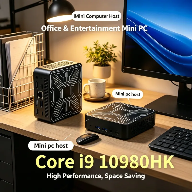Gamers Core i9 10980HK New Mini Desktop for 16GB RAM, 1TB/2TB SSD, 4K HD, Portable, High Performance PC
Gamers Core i9 10980HK New Mini Desktop for 16GB RAM, 1TB/2TB SSD, 4K HD, Portable, High Performance PC