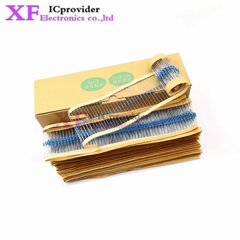 5000pcs 1/4W 0R-22M 1% Metal Film Resistor 0.25W 10 100 150 220 470 1K 2.2K 4.7K 10K 22K 47K 100K 470K 1M 10M 1K5 2K2 4K7 ohm
5000pcs 1/4W 0R-22M 1% Metal Film Resistor 0.25W 10 100 150 220 470 1K 2.2K 4.7K 10K 22K 47K 100K 470K 1M 10M 1K5 2K2 4K7 ohm