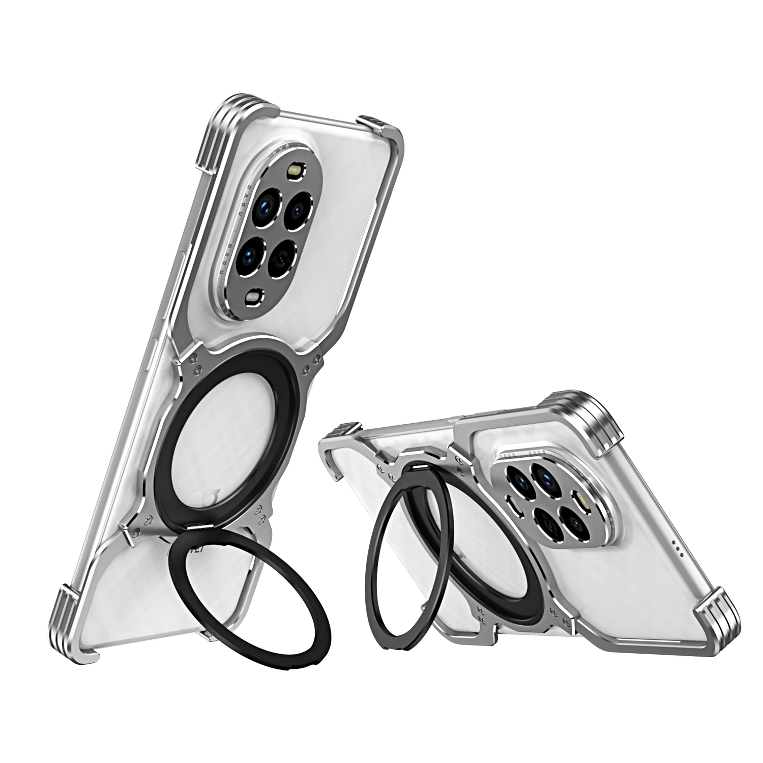 Metal Aluminum Stand Phone Case For HUAWEI nova 12 Ultra 12 pro Magnetic Hollow Rimless Shockproof Bumper Phone Cover
Metal Aluminum Stand Phone Case For HUAWEI nova 12 Ultra 12 pro Magnetic Hollow Rimless Shockproof Bumper Phone Cover
