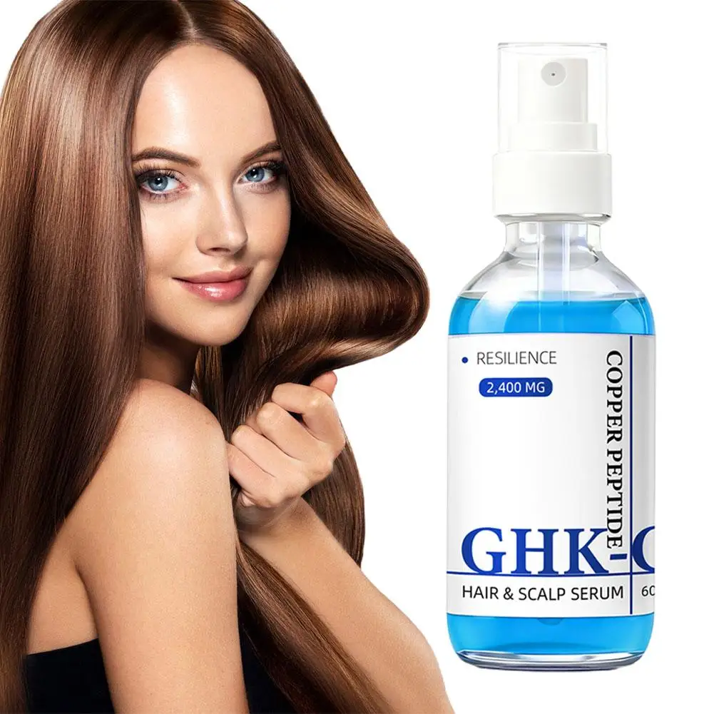 Copper Peptide Hair Spray 60ml GHK-CU Nourishing RefreshingStrengthening Scalp Care Mist for Dry Damaged Hair Easy Daily Use
Copper Peptide Hair Spray 60ml GHK-CU Nourishing RefreshingStrengthening Scalp Care Mist for Dry Damaged Hair Easy Daily Use