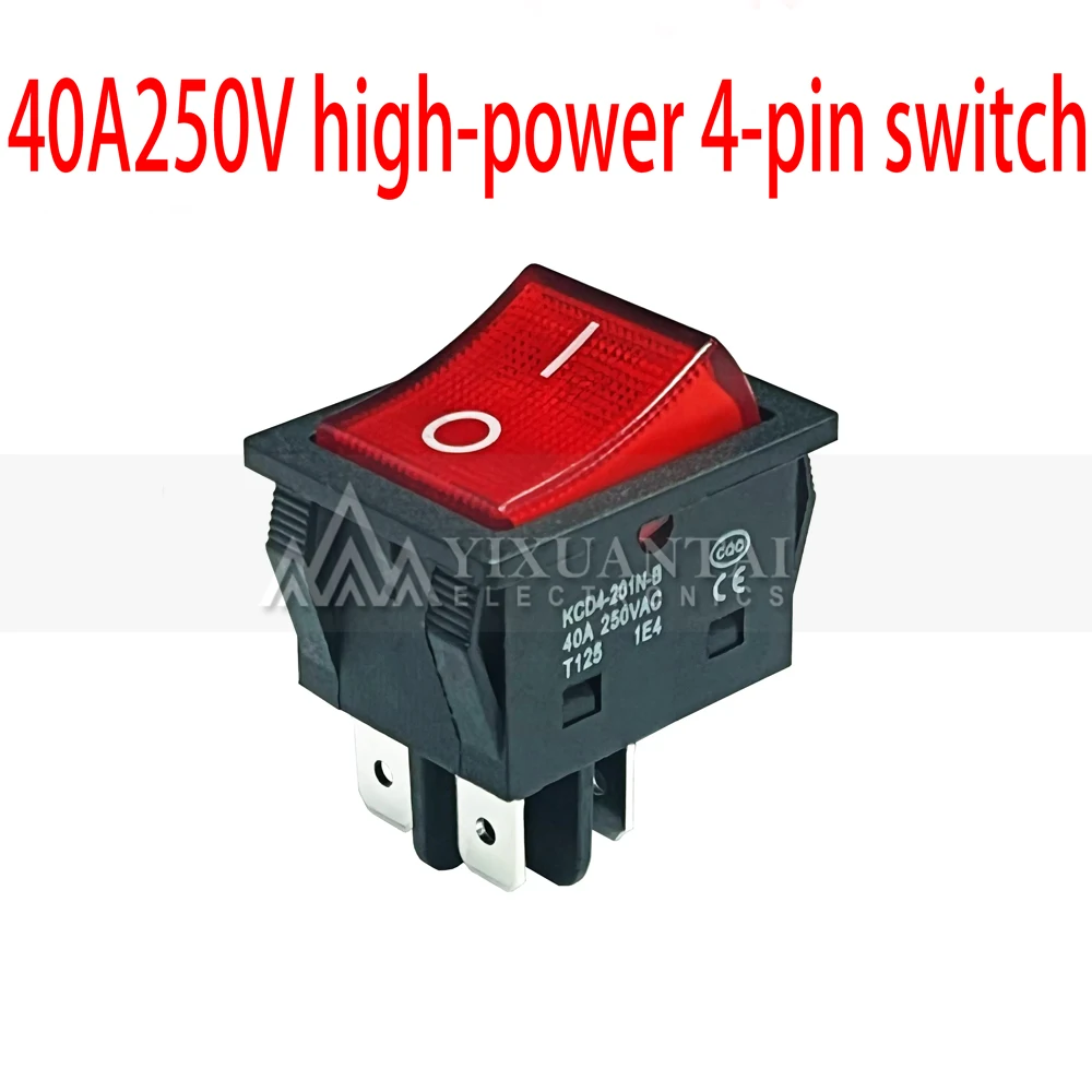 5Pcs/Lot 40A250V welding machine power supply boat type switch high-power high current pure silver point KCD4
5Pcs/Lot 40A250V welding machine power supply boat type switch high-power high current pure silver point KCD4