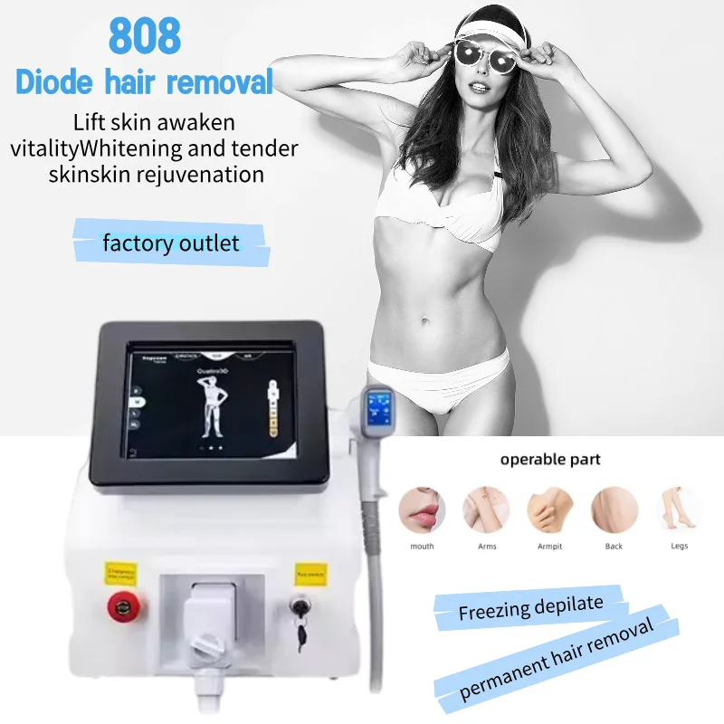 808 Laser 3-Wave 808 755 1064nm Hair Removal Device for Salon Skin Regeneration Laser Ice Platinum Hair Removal Machine
808 Laser 3-Wave 808 755 1064nm Hair Removal Device for Salon Skin Regeneration Laser Ice Platinum Hair Removal Machine