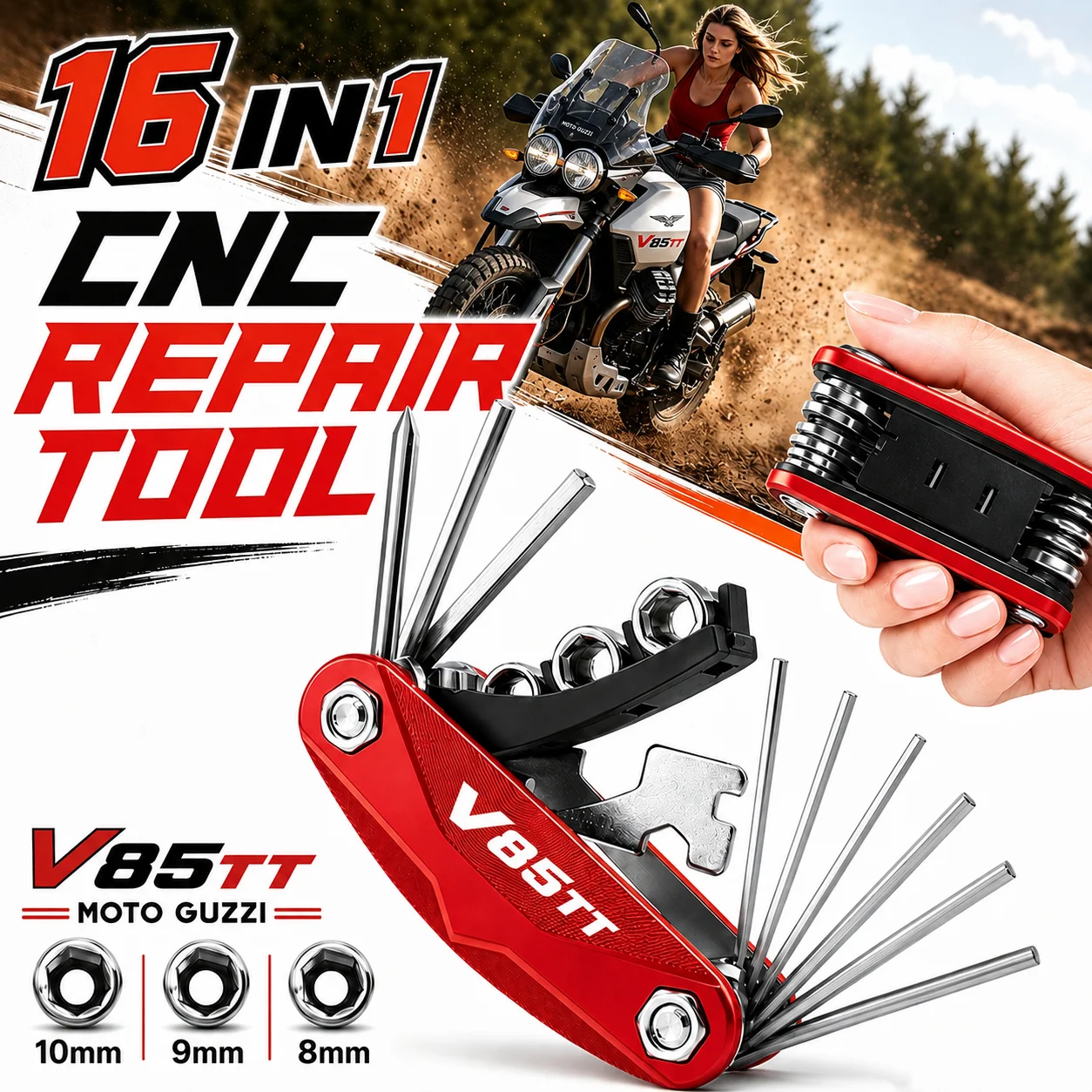 For MOTO GUZZI V85TT V 85 TT V85 TT Motorcycle Tool Repair Kit Multifunctional Screwdriver Wrench Hex Key Set Portable Bike
For MOTO GUZZI V85TT V 85 TT V85 TT Motorcycle Tool Repair Kit Multifunctional Screwdriver Wrench Hex Key Set Portable Bike