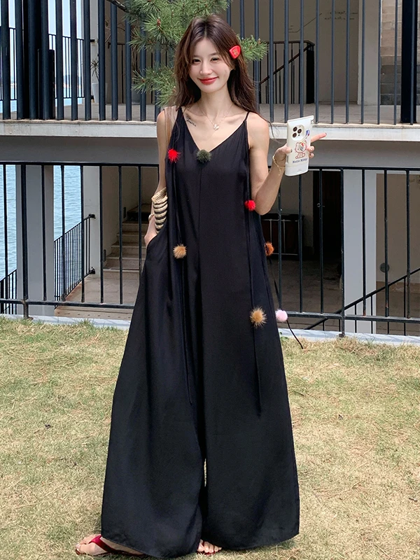 Модные летние цельные женские свободные брюки с высокой талией и широкими штанинами, длинные брюки для похудения, дизайн Sense, повседневная одежда для поездок на работу
Модные летние цельные женские свободные брюки с высокой талией и широкими штанинами, длинные брюки для похудения, дизайн Sense, повседневная одежда для поездок на работу