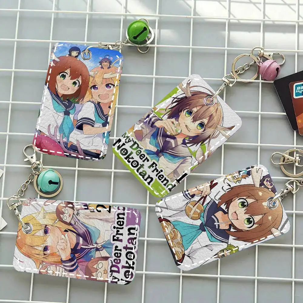 1pc Comic My Deer Friend N-Nokotan Card Case Keychain Access Card Bag Key Tag Ring Leather Card Holder Key Ring Access
1pc Comic My Deer Friend N-Nokotan Card Case Keychain Access Card Bag Key Tag Ring Leather Card Holder Key Ring Access