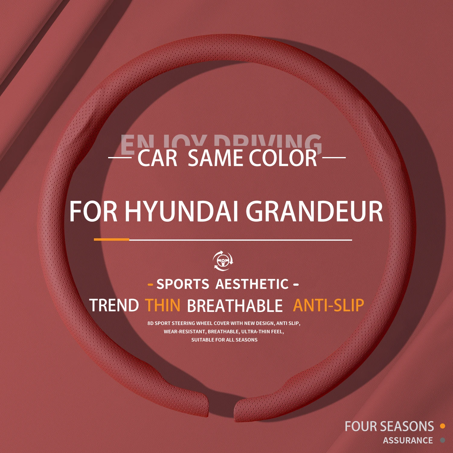 2026 New Suitable For HYUNDAI GRANDEUR 38CM High-Level Nappa Car Steering Wheel Covers Wrapper 38 Anti-Slip Breathable
2026 New Suitable For HYUNDAI GRANDEUR 38CM High-Level Nappa Car Steering Wheel Covers Wrapper 38 Anti-Slip Breathable