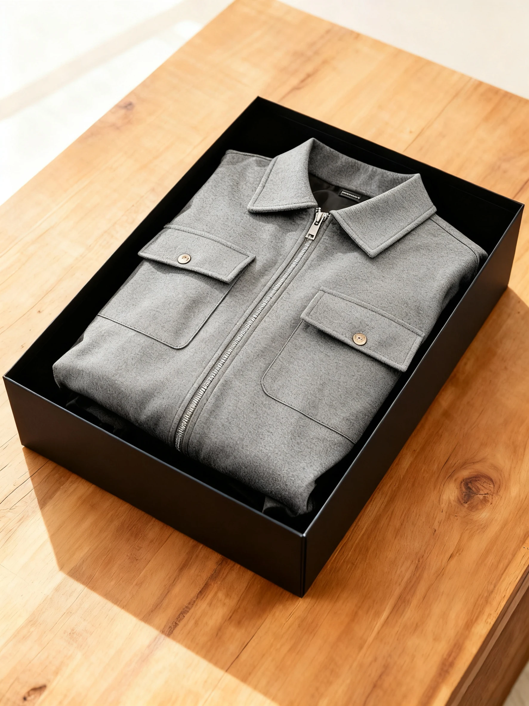 Men's Zipper Jacket Solid Color Lapel Casual Spring Autumn Wear for Outdoor
Men's Zipper Jacket Solid Color Lapel Casual Spring Autumn Wear for Outdoor