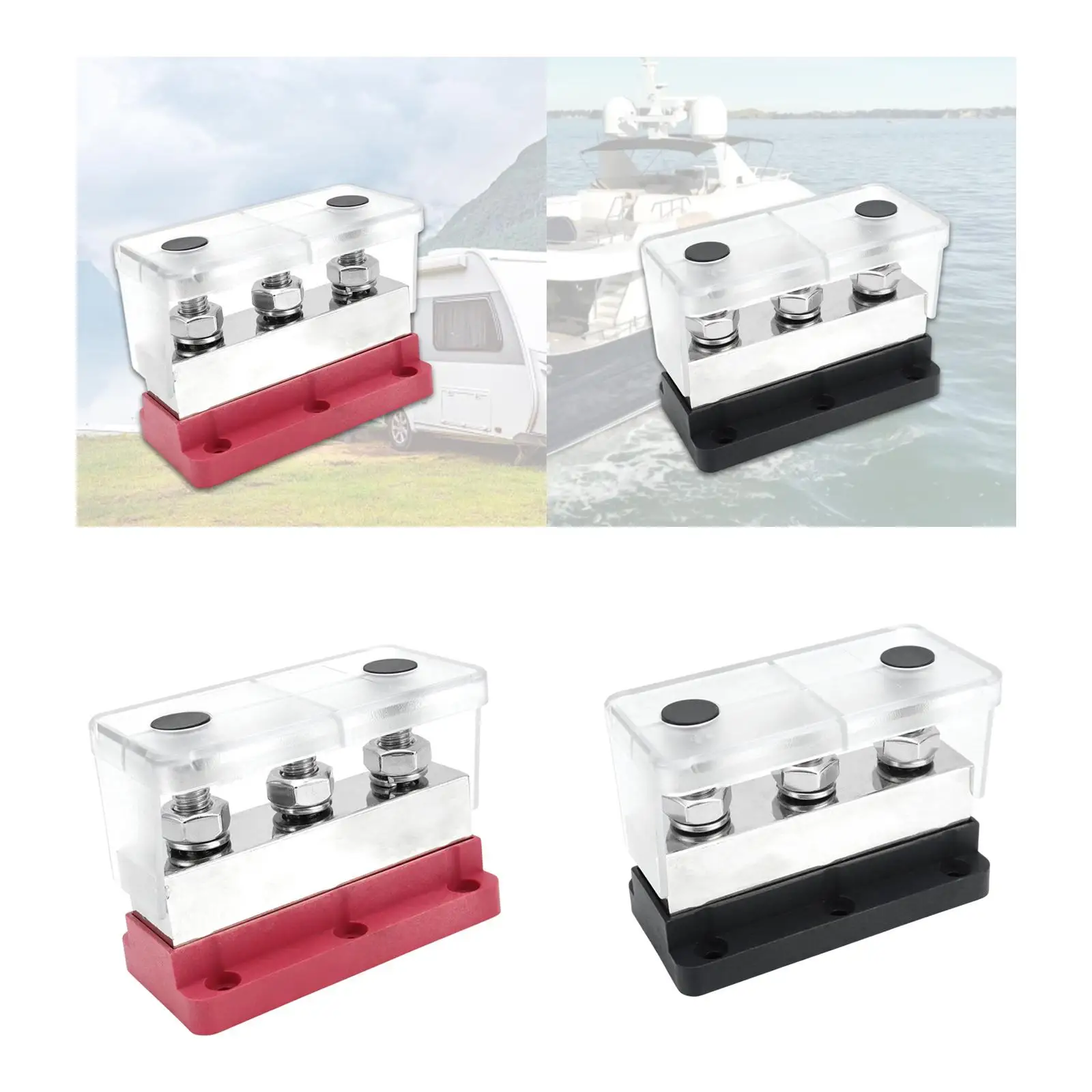 Bus Bar Power Distribution Block Heavy Duty Junction Block Marine Solar Wiring Car Accessories Easy Installation Copper Busbar
Bus Bar Power Distribution Block Heavy Duty Junction Block Marine Solar Wiring Car Accessories Easy Installation Copper Busbar