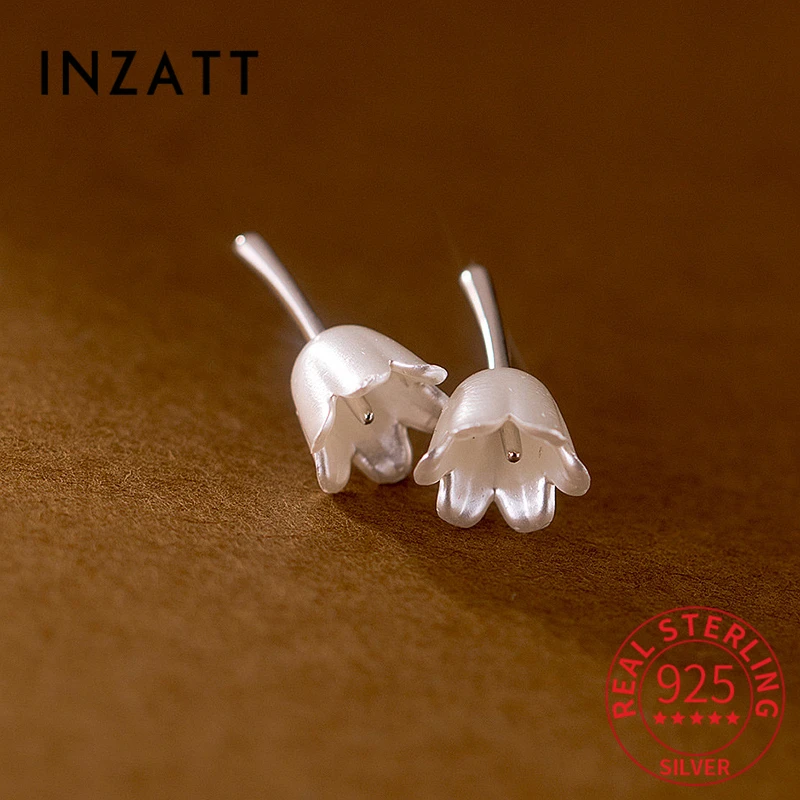 INZATT Real 925 Sterling Silver Shell Lily Orchid Flower Stud Earrings For Women Classic Fine Jewelry Minimalist Plant Bijoux
INZATT Real 925 Sterling Silver Shell Lily Orchid Flower Stud Earrings For Women Classic Fine Jewelry Minimalist Plant Bijoux