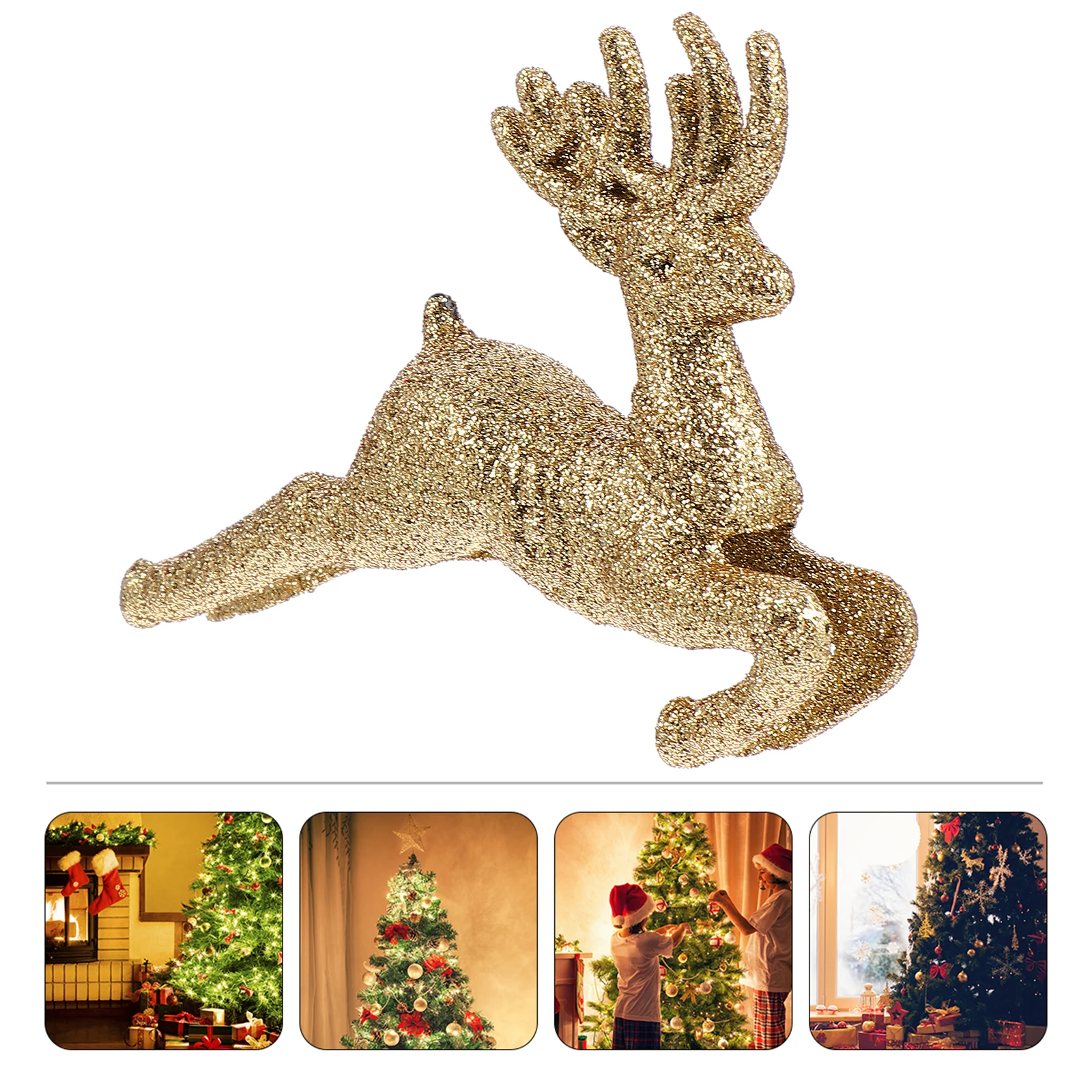 Rustic Christmas Tree Topper Reindeer Ornament Festive Decorations for Holiday Party Home DIY Treetop Adornments
Rustic Christmas Tree Topper Reindeer Ornament Festive Decorations for Holiday Party Home DIY Treetop Adornments