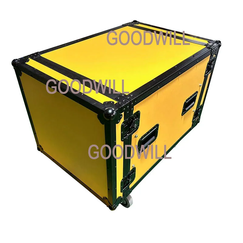 Professional 10U 12U Shock Mount Flight Case Durable Rack Mount Box for Stage Amplifier Audio Equipment Protective Trunk
Professional 10U 12U Shock Mount Flight Case Durable Rack Mount Box for Stage Amplifier Audio Equipment Protective Trunk