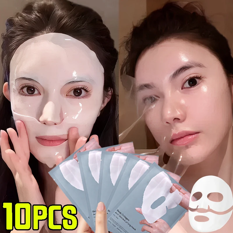Deep Moisturizing Collagen Facial Mask Nourishes Firms Skin Brightening Hydrating Shrink Pores Sheet Split Mask Beauty Skin Care
Deep Moisturizing Collagen Facial Mask Nourishes Firms Skin Brightening Hydrating Shrink Pores Sheet Split Mask Beauty Skin Care
