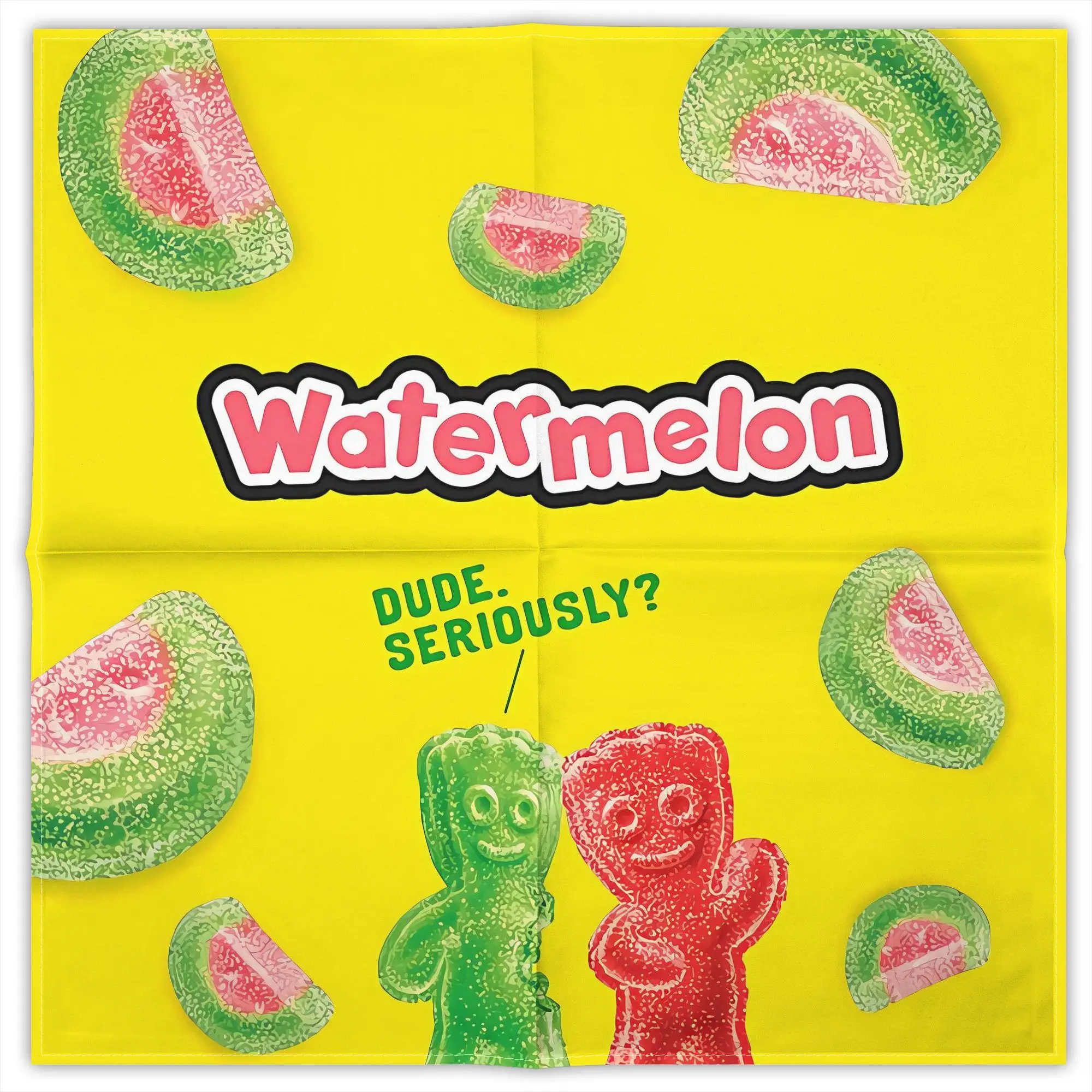 Sour Patch Fruit Gummies Fashion Square Scarf Decorative Polyester Printed Daily
Sour Patch Fruit Gummies Fashion Square Scarf Decorative Polyester Printed Daily