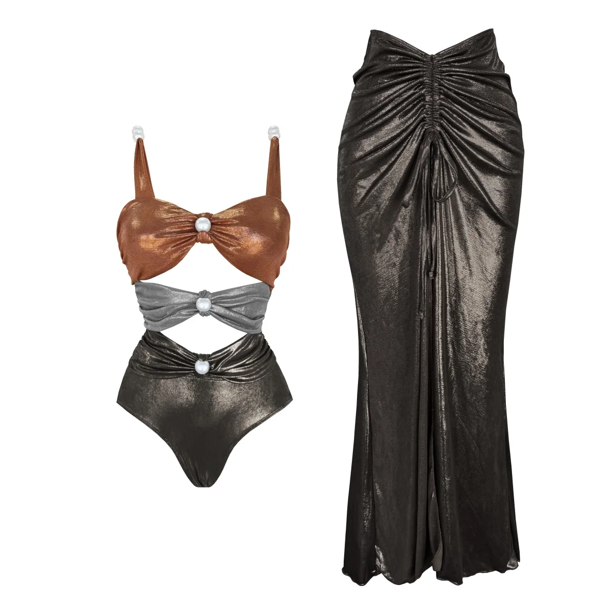2Pcs Hollow Swimsuit Women Sexy Swimwear 2025 New Bikini With Skirt Female Biquini Push Up Swim Suit Bodysuit Beachwear Cover Up
2Pcs Hollow Swimsuit Women Sexy Swimwear 2025 New Bikini With Skirt Female Biquini Push Up Swim Suit Bodysuit Beachwear Cover Up