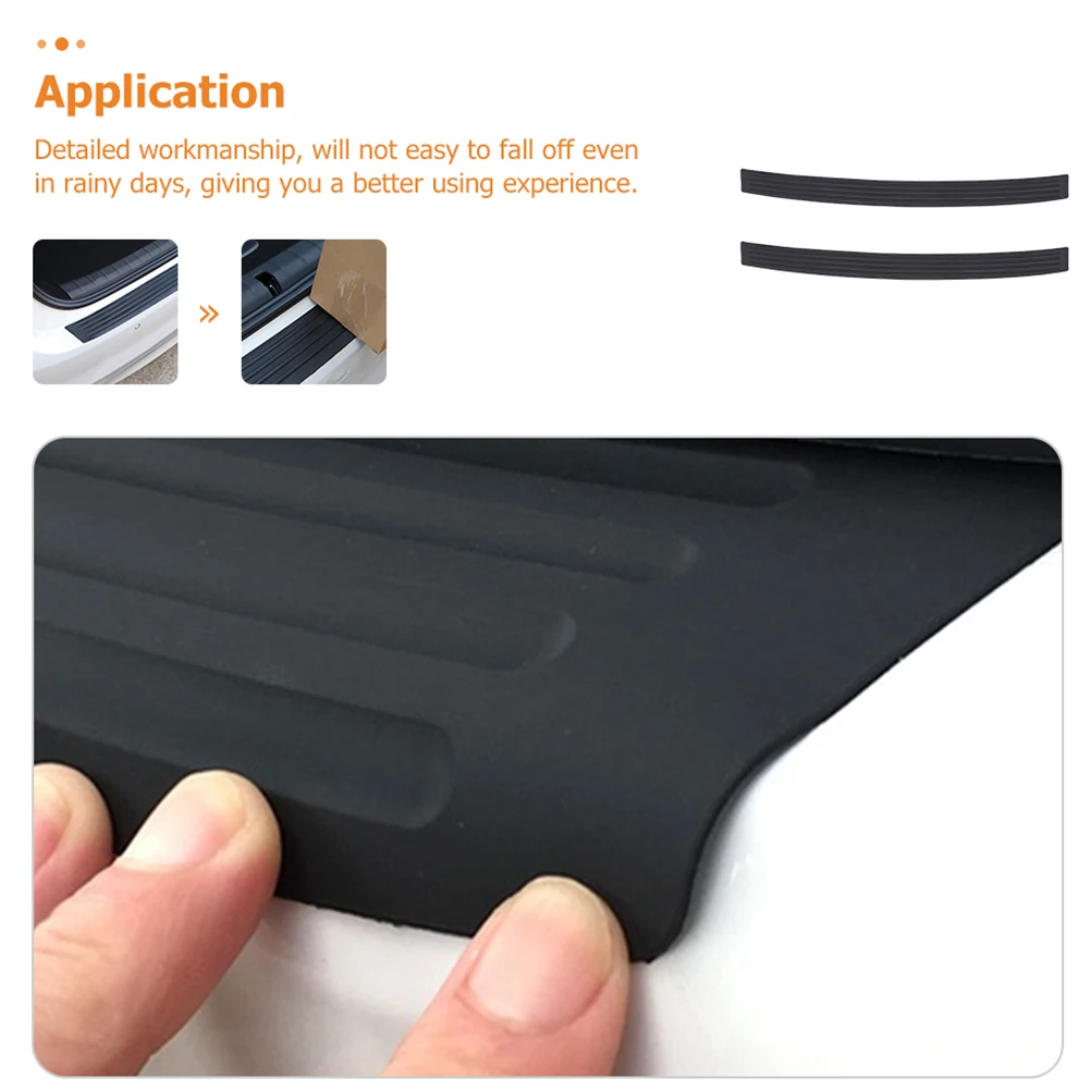 2pcs Protective Strip Decorative Bumper Protector for Car Rear Stickers Durable Rubber Trunk Guard Easy Installation
2pcs Protective Strip Decorative Bumper Protector for Car Rear Stickers Durable Rubber Trunk Guard Easy Installation