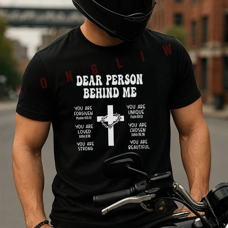 DEAR PERSON BEHIND ME Design Moto T-Shirt Fashion Men And Women Aesthetic High Quality Cotton Tees
DEAR PERSON BEHIND ME Design Moto T-Shirt Fashion Men And Women Aesthetic High Quality Cotton Tees