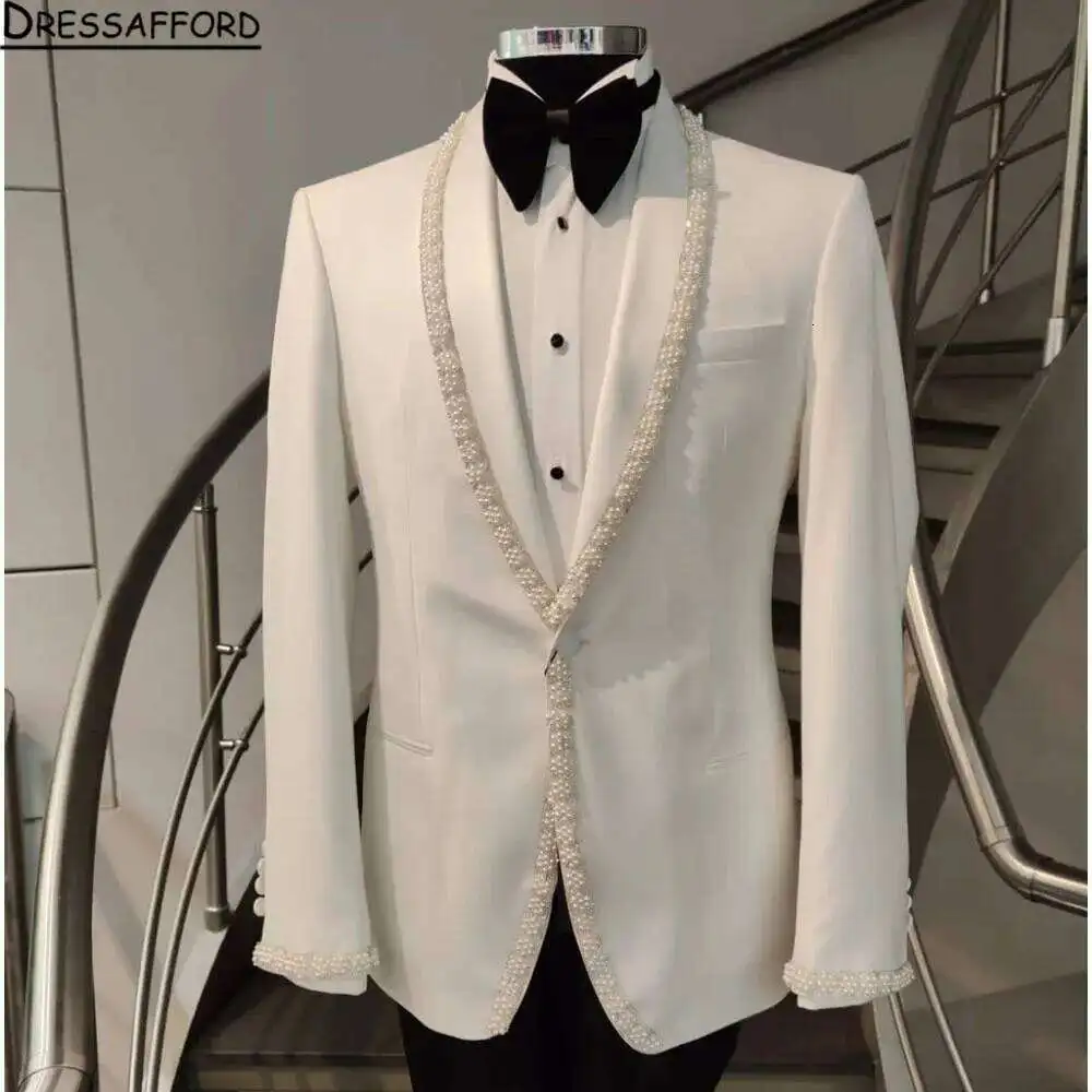 2025 New Wedding Host Performance Men's Suit Dress 2-Piece Botanical Floral Pattern Blazer For Men With Pants
2025 New Wedding Host Performance Men's Suit Dress 2-Piece Botanical Floral Pattern Blazer For Men With Pants