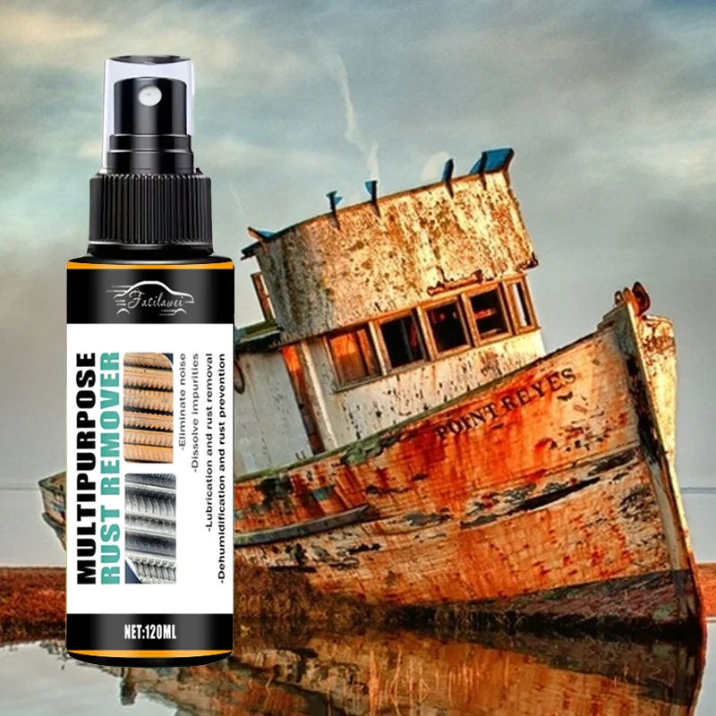 New Arrival 120ml Marine Rust Remover - Strong Rust Removal for Ship Hulls & Boat Railings, Cleans, Polishes & Stops Future
New Arrival 120ml Marine Rust Remover - Strong Rust Removal for Ship Hulls & Boat Railings, Cleans, Polishes & Stops Future