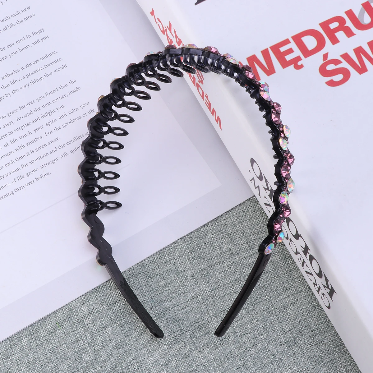 Crystal Hair Hoop Rhinestone Toothed Headb Girl Hairhoop Comb Teeth Hairb Shiny Stylish Fashionable Lovely Gentle Hairstyle
Crystal Hair Hoop Rhinestone Toothed Headb Girl Hairhoop Comb Teeth Hairb Shiny Stylish Fashionable Lovely Gentle Hairstyle