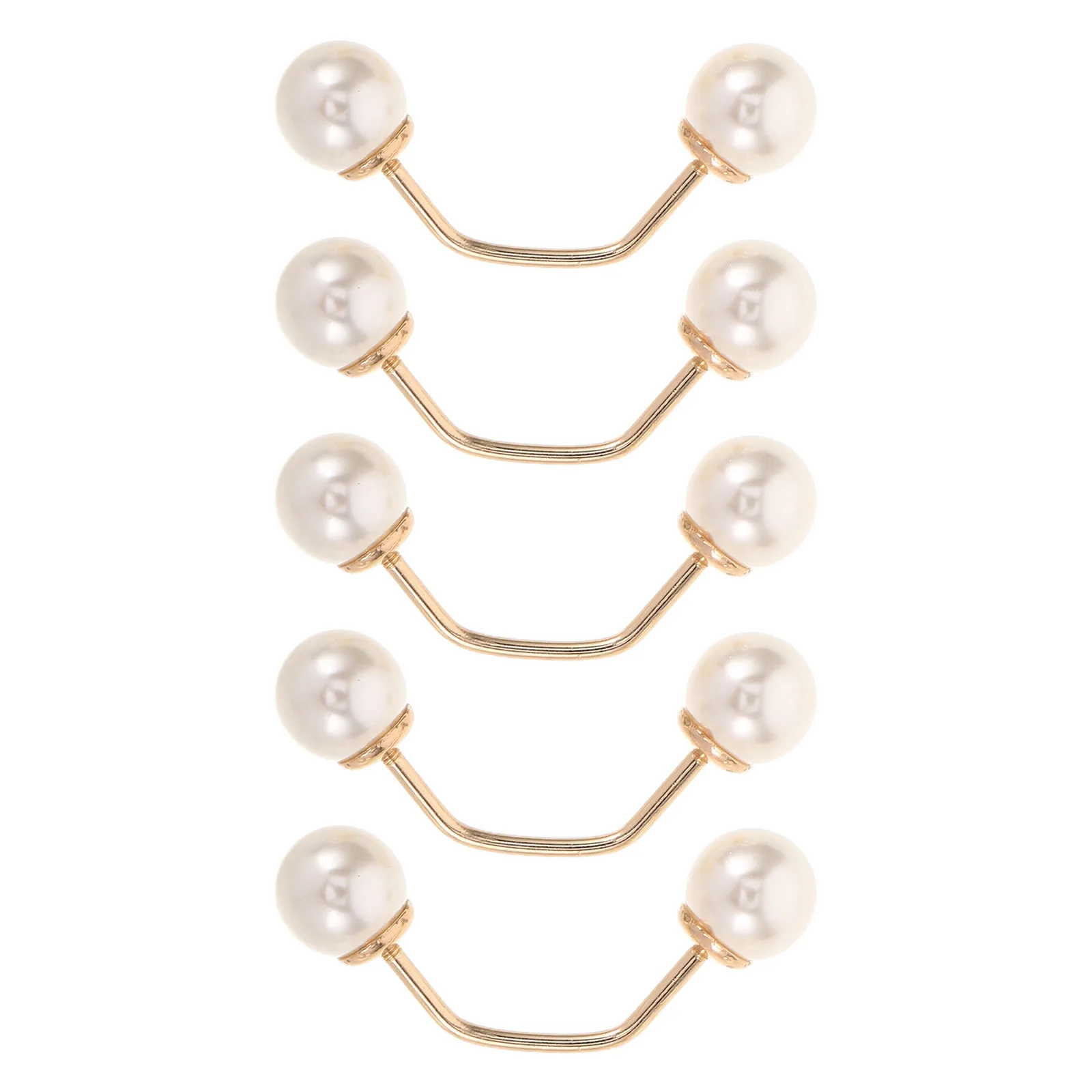 5pcs Anti-Exposure Metal Buttons Artificial Pearl Brooch Snap For Shirts Dresses Cardigans Scarves Hidden Safety Clasp Sewing
5pcs Anti-Exposure Metal Buttons Artificial Pearl Brooch Snap For Shirts Dresses Cardigans Scarves Hidden Safety Clasp Sewing