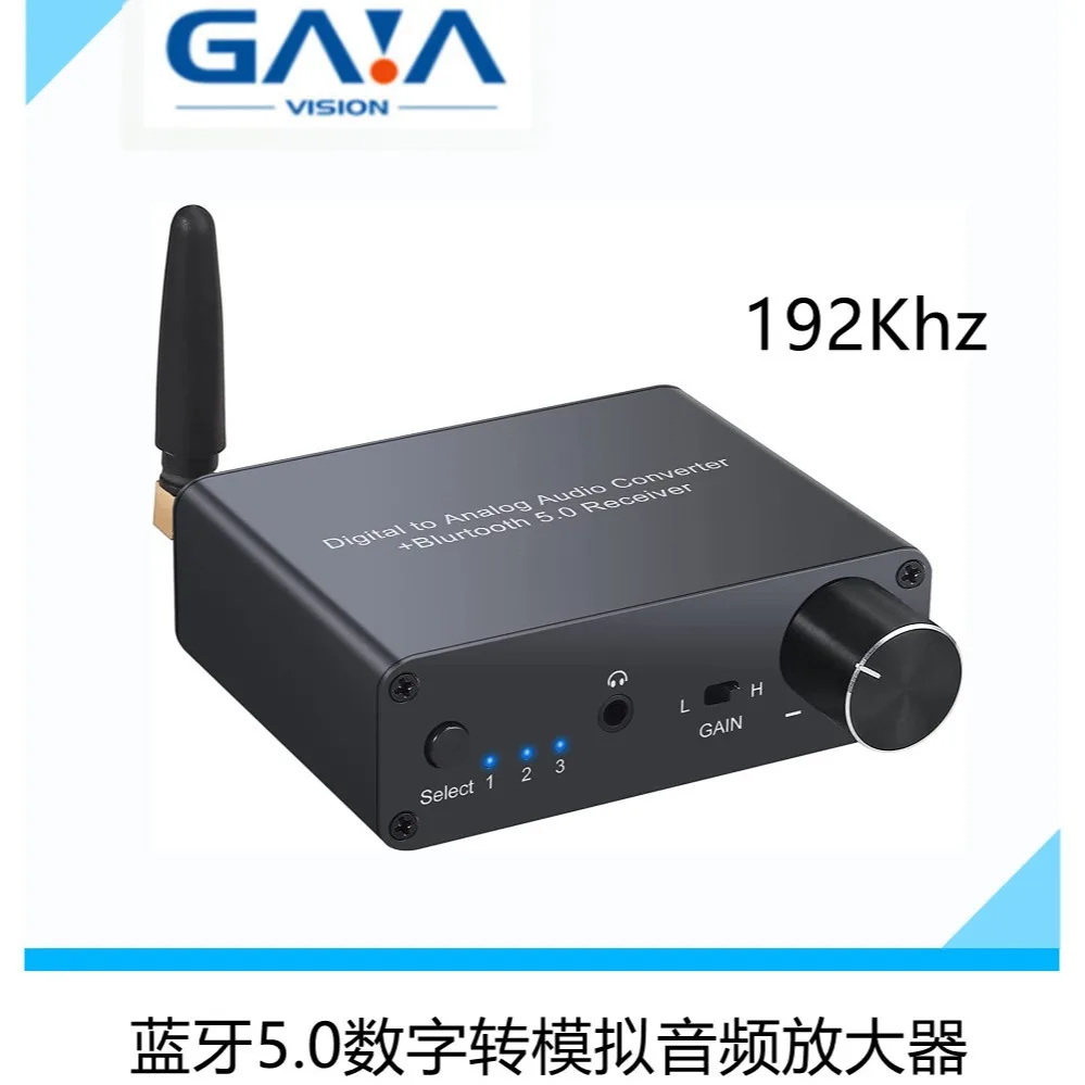 Bluetooth DAC5.0 Digital to Analog Optical Coaxial to Analog RCA 3.5mm Amplifier 
Bluetooth DAC5.0 Digital to Analog Optical Coaxial to Analog RCA 3.5mm Amplifier