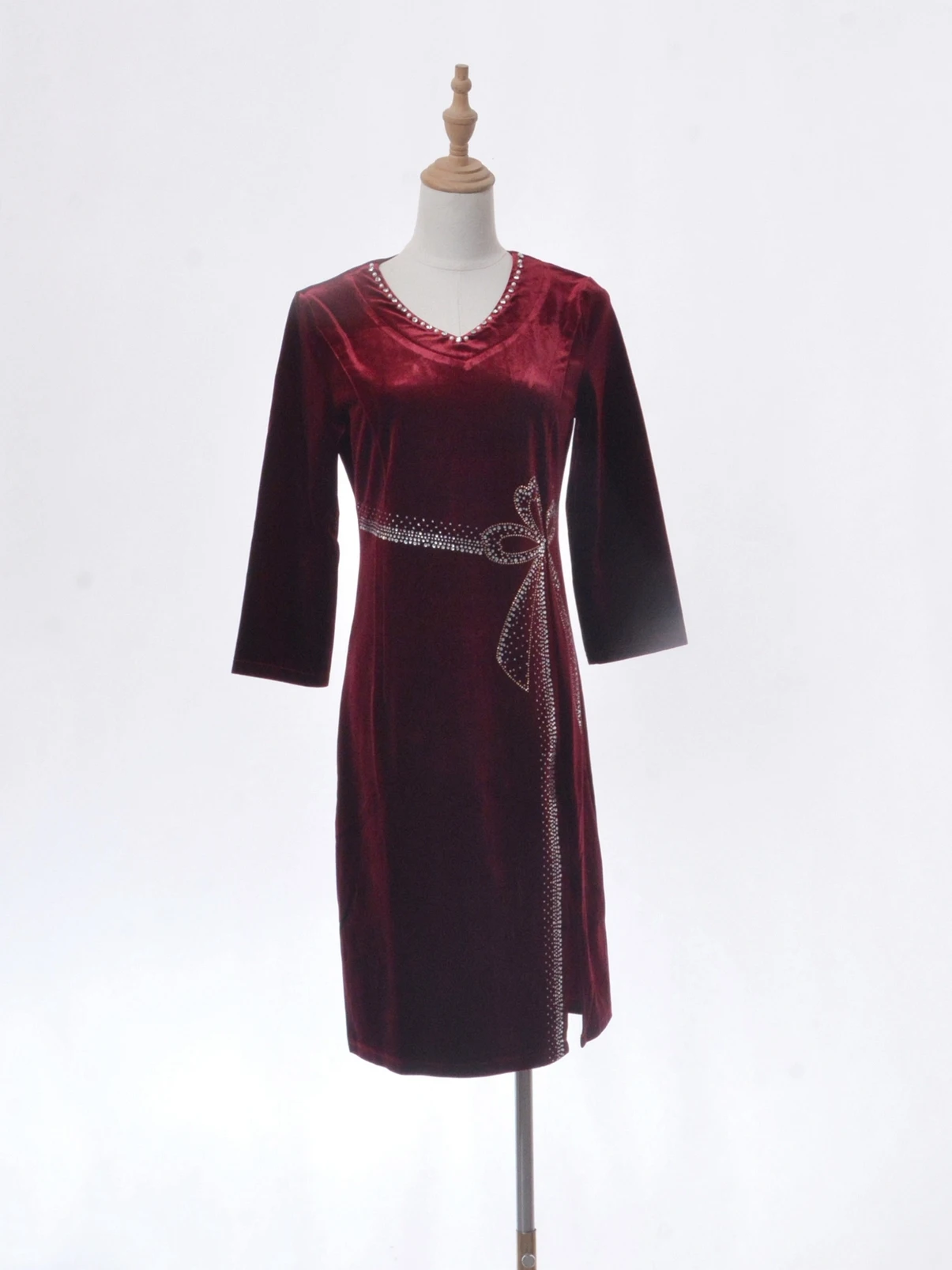 Young Elegant Wedding Dress 2026 New Style Knot Iron Diamond Dress Vintage Style mid Waist Seven Sleeve mid Dress
Young Elegant Wedding Dress 2026 New Style Knot Iron Diamond Dress Vintage Style mid Waist Seven Sleeve mid Dress