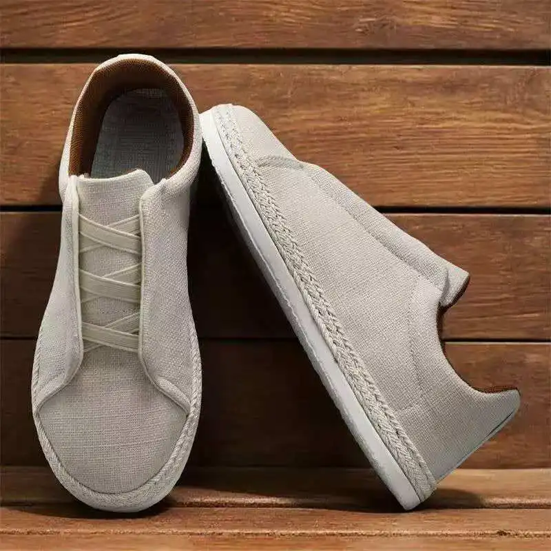 2026 Summer men's linen shoes - stylish casual lightweight breathable and deodorizing canvas shoes
2026 Summer men's linen shoes - stylish casual lightweight breathable and deodorizing canvas shoes