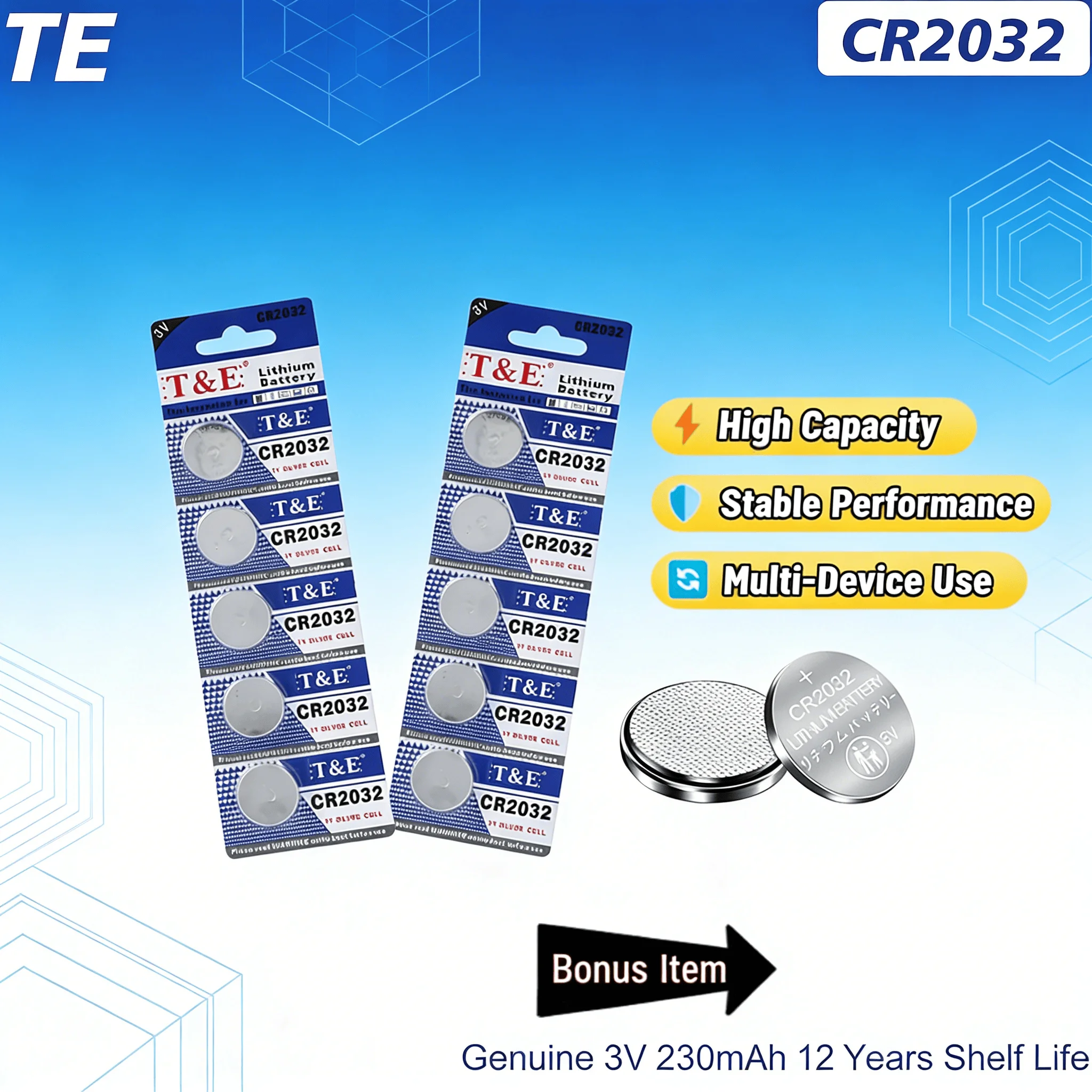 2-30PCS Original CR2032 210mAh CR 2032 DL2032 ECR2032 Lithium Battery Watch Calculator Car Key Remote Control Button Coin Cells
2-30PCS Original CR2032 210mAh CR 2032 DL2032 ECR2032 Lithium Battery Watch Calculator Car Key Remote Control Button Coin Cells