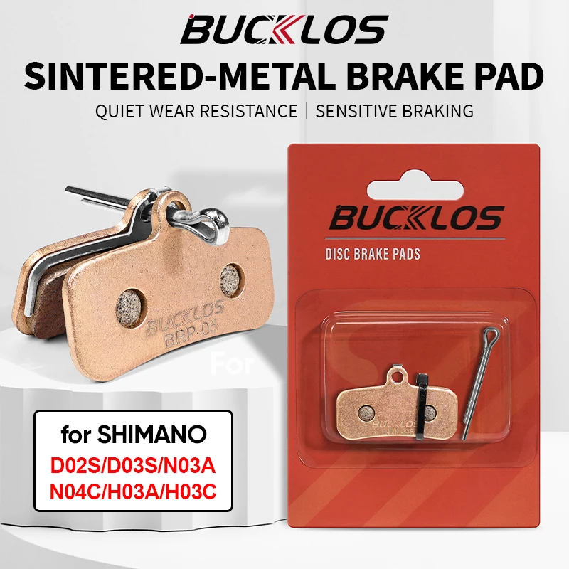 BUCKLOS MTB Bike Brake Pads Sintered-Metal Bicycle Disk Brake Pad for SHIMANO D02S N03A Wear-resistant MTB Road Bike Brake Pads
BUCKLOS MTB Bike Brake Pads Sintered-Metal Bicycle Disk Brake Pad for SHIMANO D02S N03A Wear-resistant MTB Road Bike Brake Pads