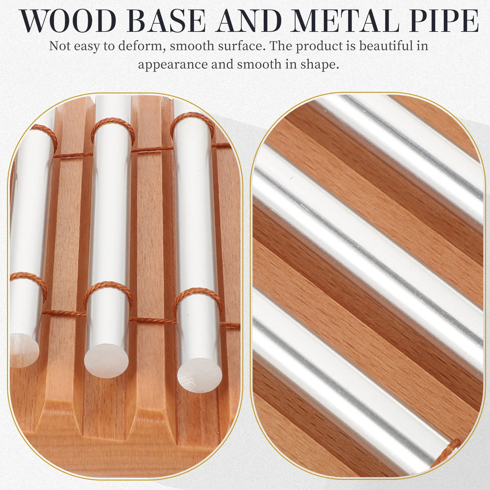 Wooden Hammer Chime Percussion Instrument Kids Classroom Educational Musical Toy Metal Pipes Calming Wind Bells Yoga Meditation
Wooden Hammer Chime Percussion Instrument Kids Classroom Educational Musical Toy Metal Pipes Calming Wind Bells Yoga Meditation