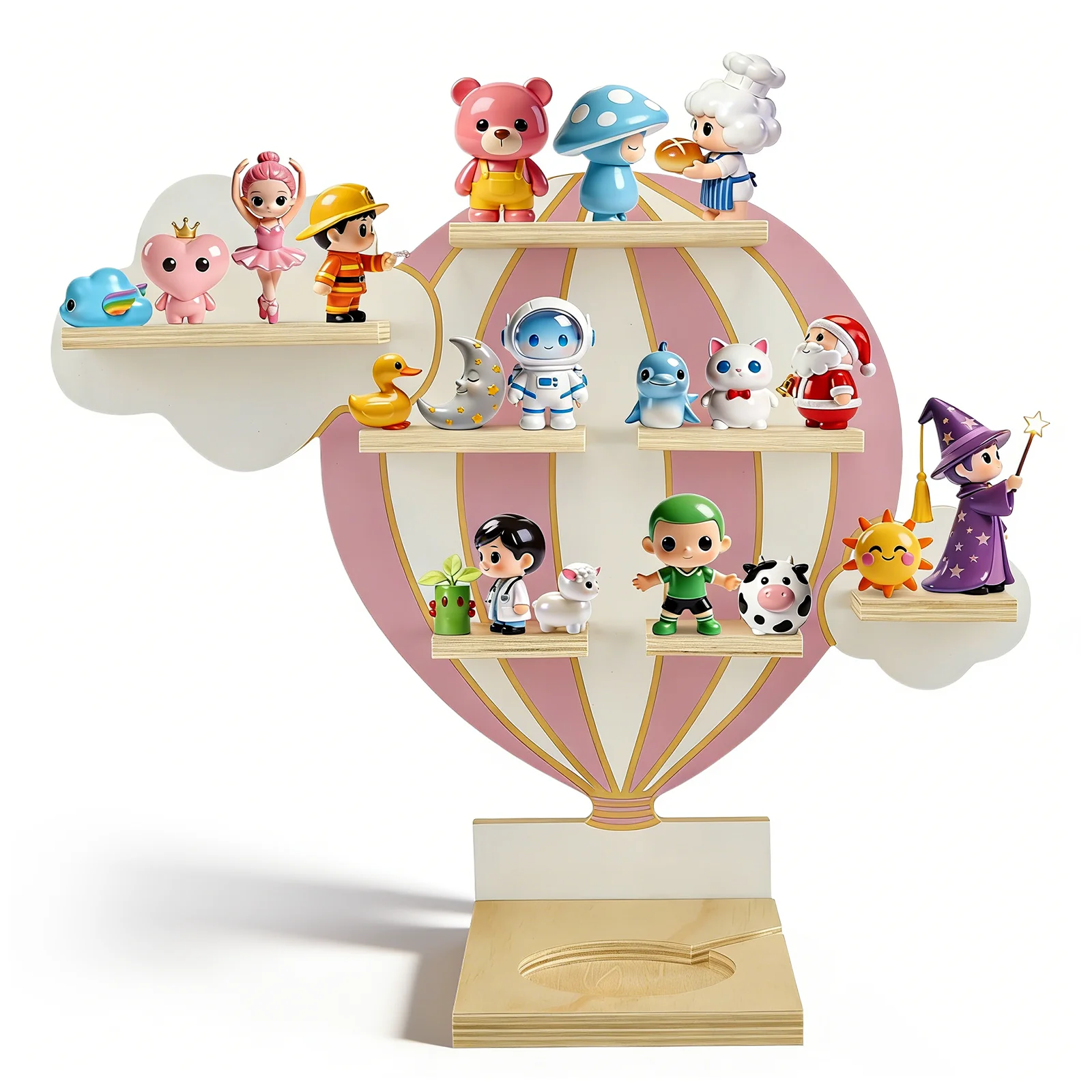Lightweight Wall-Mounted 4-Tier Display Shelf Wooden For Anime Figures Easy Install Blind Box Organizer Wall Rack For Kids Room
Lightweight Wall-Mounted 4-Tier Display Shelf Wooden For Anime Figures Easy Install Blind Box Organizer Wall Rack For Kids Room