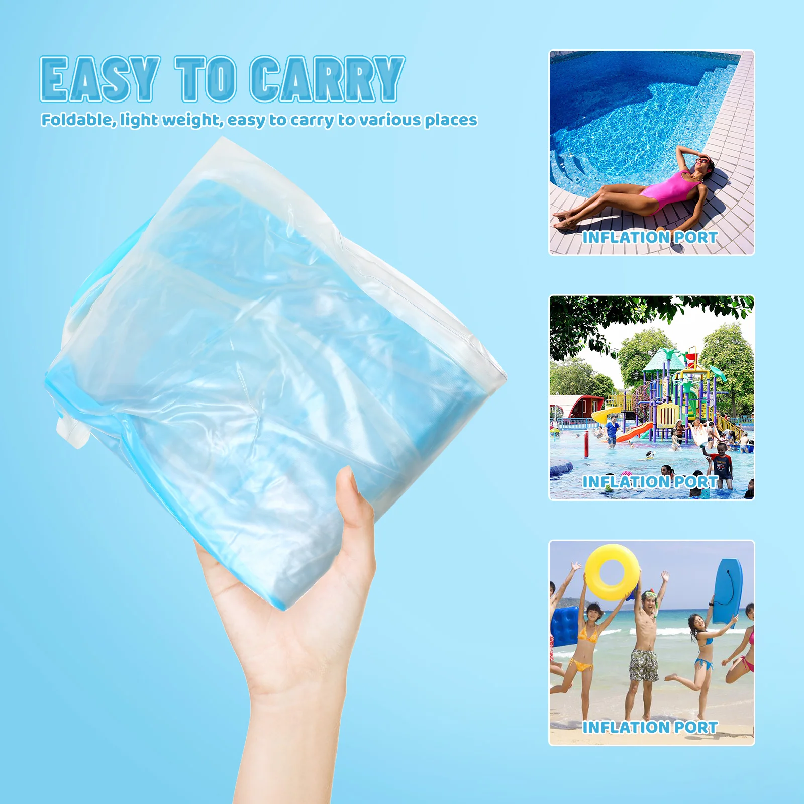 Air Bed Float Inflatable Floats Swimming Blow up Floating Pad Portable Mat Aldult
Air Bed Float Inflatable Floats Swimming Blow up Floating Pad Portable Mat Aldult