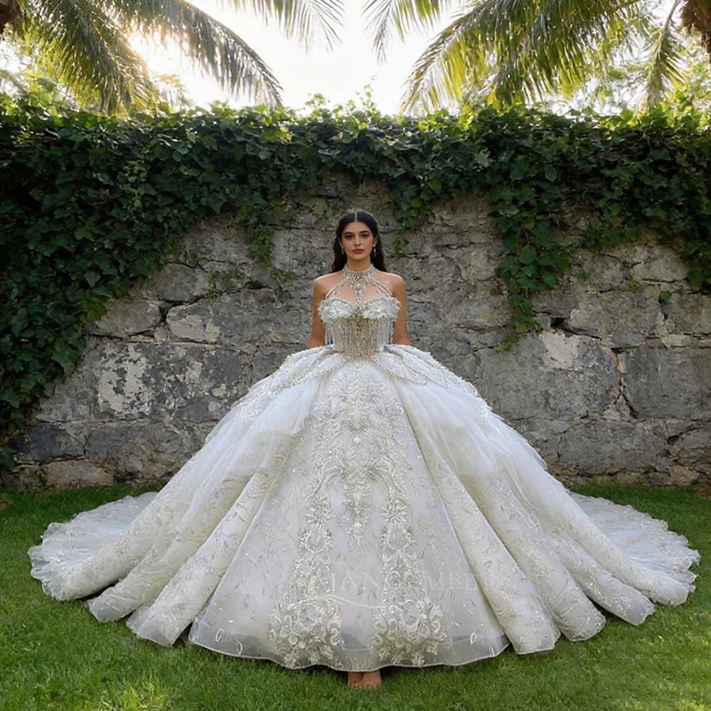 Custom New Princess Organza Customized Wedding Dress Sequined Short Sleeve Bridal Gown Dreamy Dresses vestidos de novia boda
Custom New Princess Organza Customized Wedding Dress Sequined Short Sleeve Bridal Gown Dreamy Dresses vestidos de novia boda
