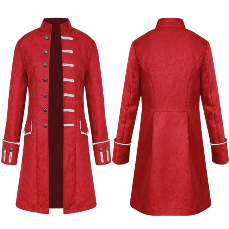 Medieval Men's Court Prince Jacket Retro Suit Halloween Cosplay Mid-Length Tailcoat Women's Ethnic Stage Costume Tunic Top
Medieval Men's Court Prince Jacket Retro Suit Halloween Cosplay Mid-Length Tailcoat Women's Ethnic Stage Costume Tunic Top