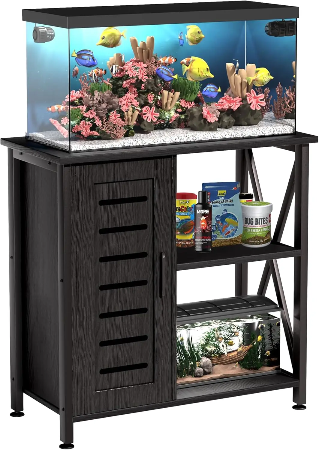 20-29 Gallon Fish Tank Stand, Aquarium Stand with Cabinet Accessories Storage, Heavy Duty Metal Frame
20-29 Gallon Fish Tank Stand, Aquarium Stand with Cabinet Accessories Storage, Heavy Duty Metal Frame
