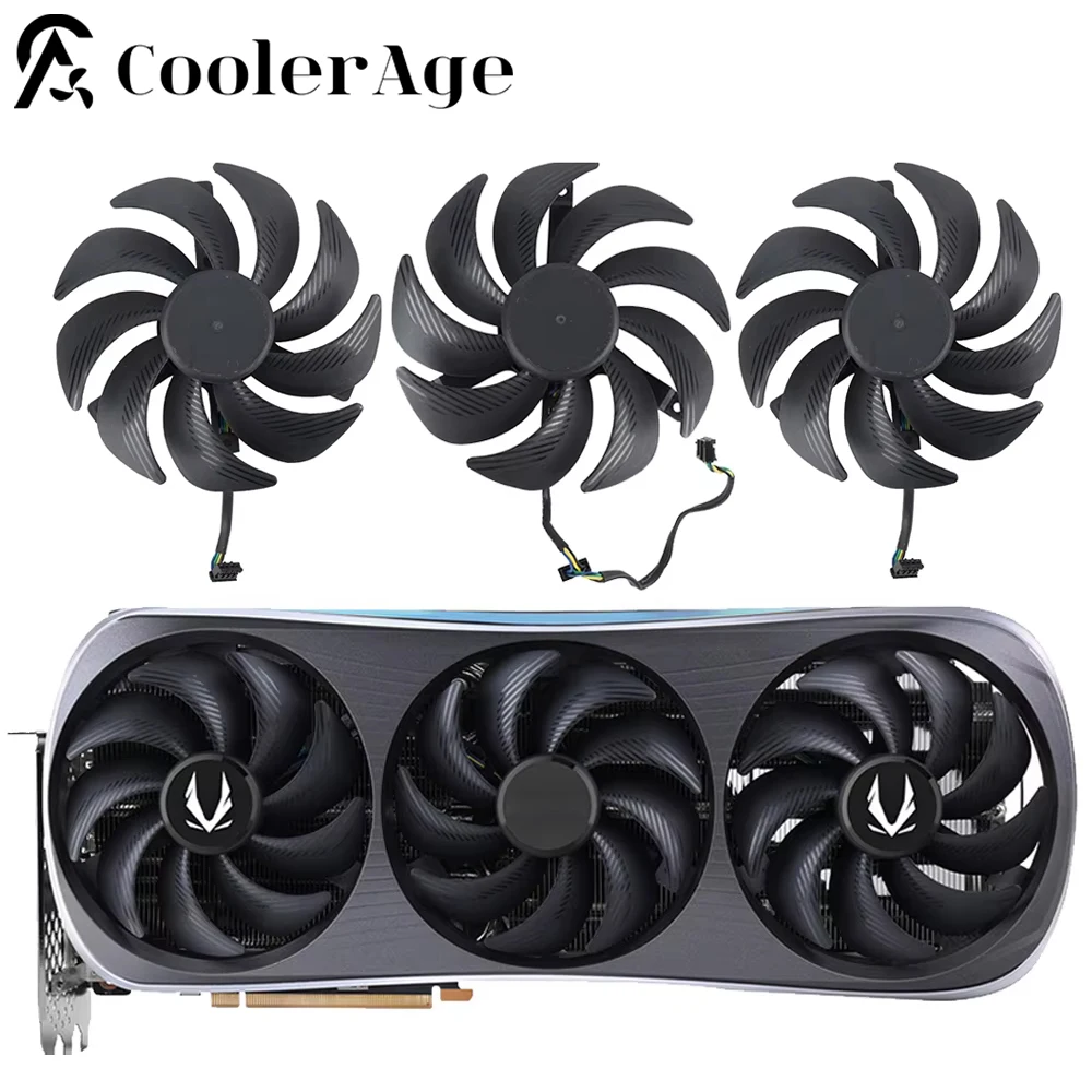 Вентилятор видеокарты 102 мм RTX4080 RTX4090 для ZOTAC GeForce RTX 4080 4090 AMP EXTREME AIRO
Вентилятор видеокарты 102 мм RTX4080 RTX4090 для ZOTAC GeForce RTX 4080 4090 AMP EXTREME AIRO