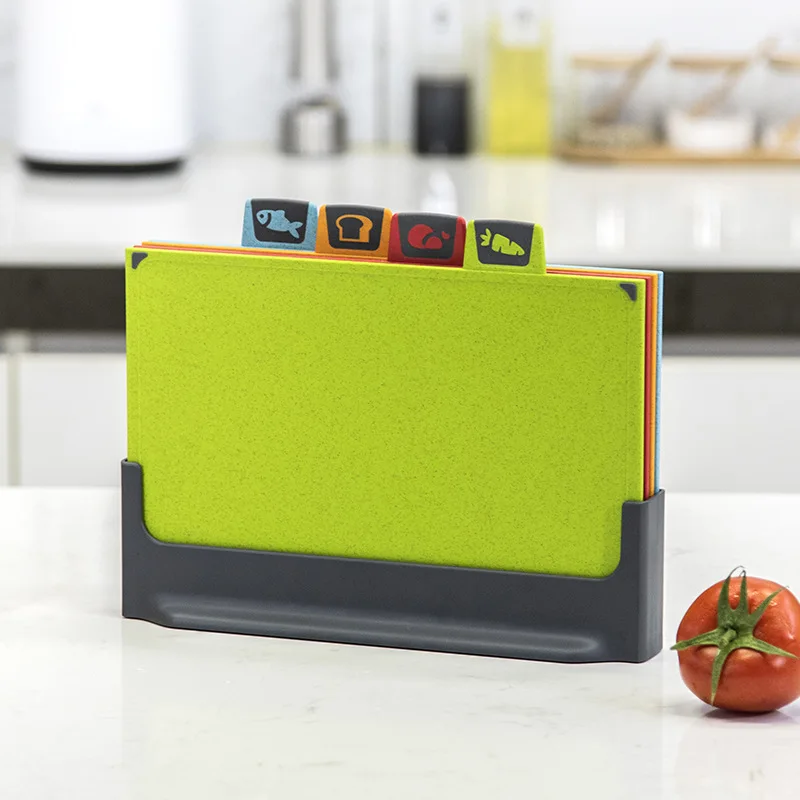 TJ POP 5Pcs/1SET Household Kitchen Cutting Boards Set Non-Slip Plastic Cutting Board Classification Chopping Board Set Food-Safe
TJ POP 5Pcs/1SET Household Kitchen Cutting Boards Set Non-Slip Plastic Cutting Board Classification Chopping Board Set Food-Safe