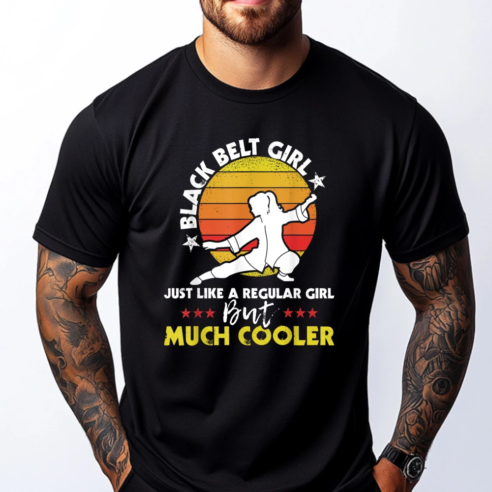 Black Belt Girl Karate Taekwondo Mixed Martial Arts Mma Cotton Graphic Tees Vintage Camisetas Hombre
Black Belt Girl Karate Taekwondo Mixed Martial Arts Mma Cotton Graphic Tees Vintage Camisetas Hombre