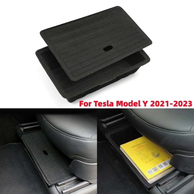 Car Storage Box Under The Seat Set Front Seats Storage Box with Cover Plate Fit for Tesla Model Y 2021-2023
Car Storage Box Under The Seat Set Front Seats Storage Box with Cover Plate Fit for Tesla Model Y 2021-2023