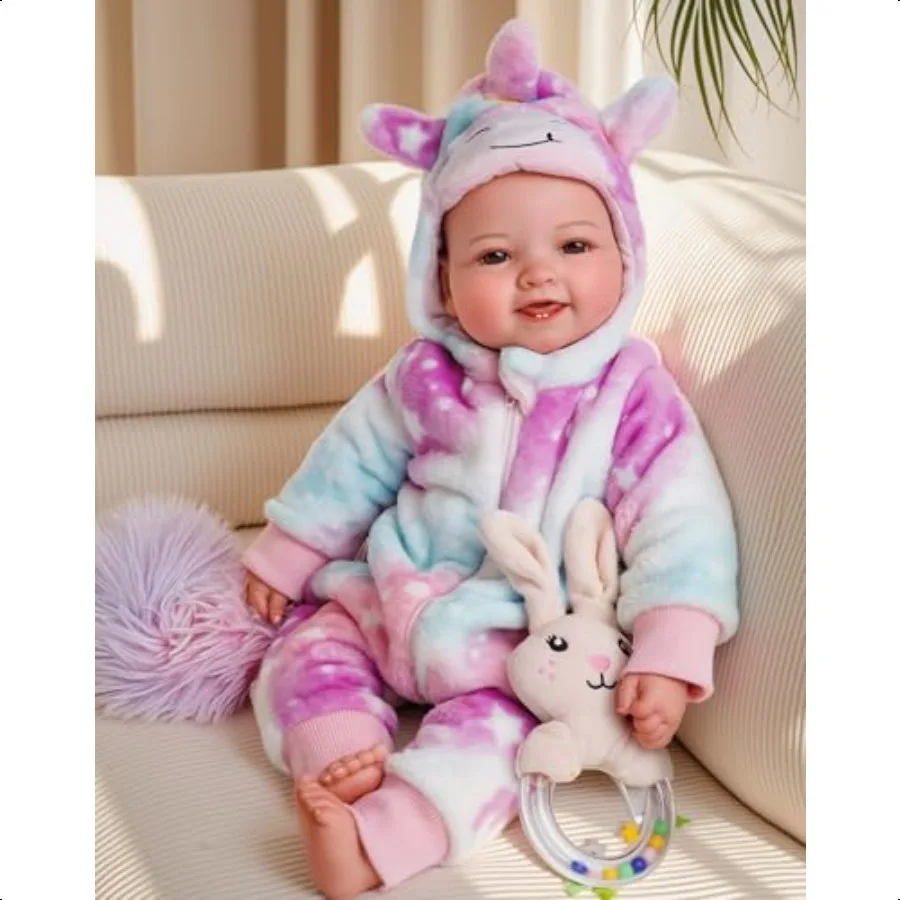 BABESIDE Baby Dolls 17inch Large Realistic Cute Soft Body Baby Doll Real Life Baby Dolls with Accories for 3+ Year Old Girls Gi
BABESIDE Baby Dolls 17inch Large Realistic Cute Soft Body Baby Doll Real Life Baby Dolls with Accories for 3+ Year Old Girls Gi