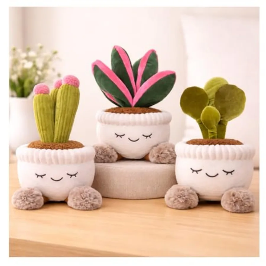 Large 12 Inch Easter Succulent Plant in Pot Stuffed Succulent Plush Cute Fake Plant Plush Decor for Desk Bedroom and Nursery So
Large 12 Inch Easter Succulent Plant in Pot Stuffed Succulent Plush Cute Fake Plant Plush Decor for Desk Bedroom and Nursery So