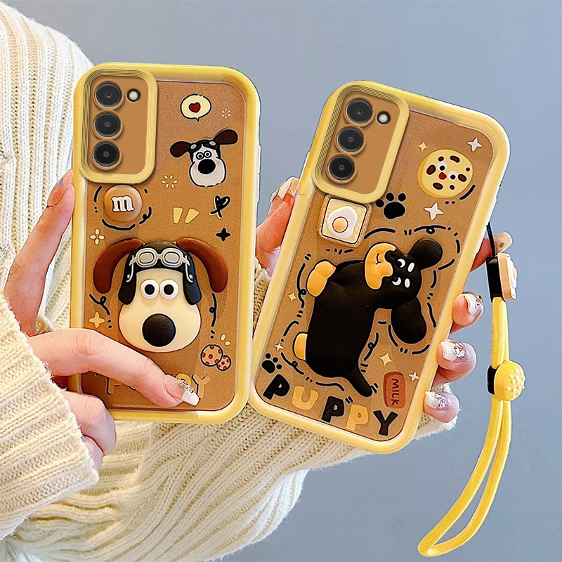 Popular cartoon sausage dog phone case suitable for Samsung A03 A02 A04 A05S A10S A11 A12 A13 A14 A15 A16 A20S with cute lanyard
Popular cartoon sausage dog phone case suitable for Samsung A03 A02 A04 A05S A10S A11 A12 A13 A14 A15 A16 A20S with cute lanyard