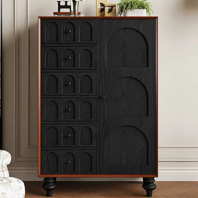 ls 42North American cherry wood retro six-chest cabinet living room against the wall oak storage cabinet
ls 42North American cherry wood retro six-chest cabinet living room against the wall oak storage cabinet