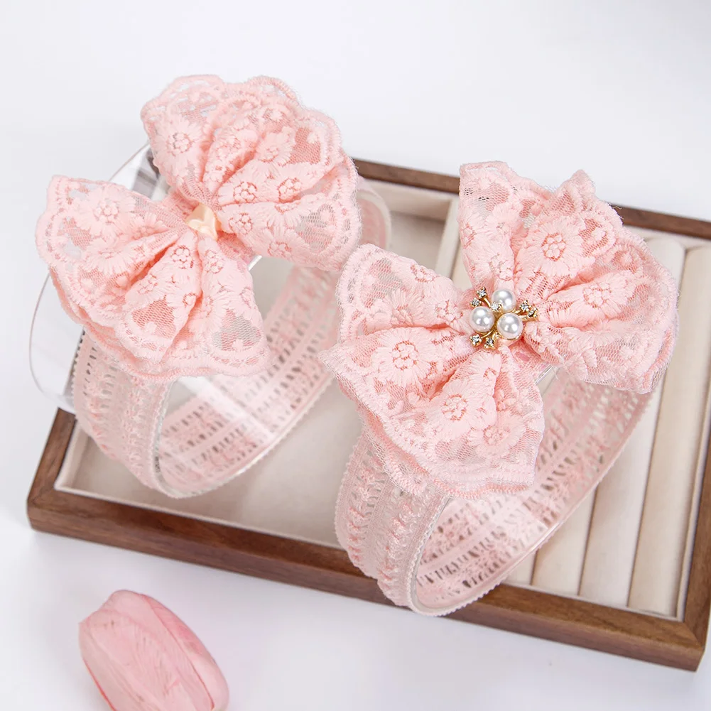 Cream Lace Baby Headbands for Newborn Princess Girls Big Hair Bows Wide Rhinstone Pearl Hairbands Kids Headwear Accessories
Cream Lace Baby Headbands for Newborn Princess Girls Big Hair Bows Wide Rhinstone Pearl Hairbands Kids Headwear Accessories