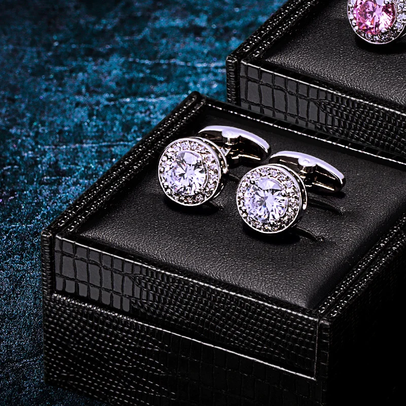 KFLK Shirt Small Cufflinks for Womens Men Women Brand with White Crystal Fashion Cuff links Buttons High Quality Luxury Guests
KFLK Shirt Small Cufflinks for Womens Men Women Brand with White Crystal Fashion Cuff links Buttons High Quality Luxury Guests