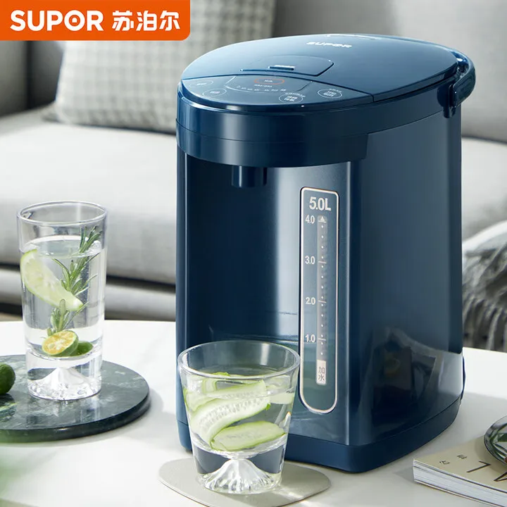 SUPOR 5L Double-Layer Electric Kettle with Multi-Standard Temperature Control, 304 Stainless Steel Water Dispenser
SUPOR 5L Double-Layer Electric Kettle with Multi-Standard Temperature Control, 304 Stainless Steel Water Dispenser